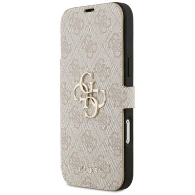 2. Etui Guess Book 4G Metal Logo na iPhone 18 Pro Max / 17 Pro Max - różowe