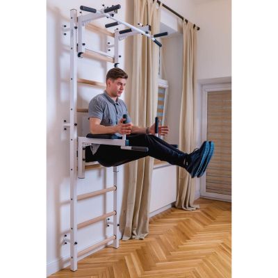 39. DRABINKA GIMNASTYCZNA REGULOWANY DRĄŻEK I PORĘCZ BENCHK 732W