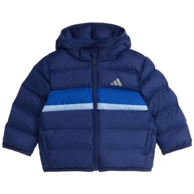 Kurtka dla dzieci adidas Synthetic Down granatowa JL7392