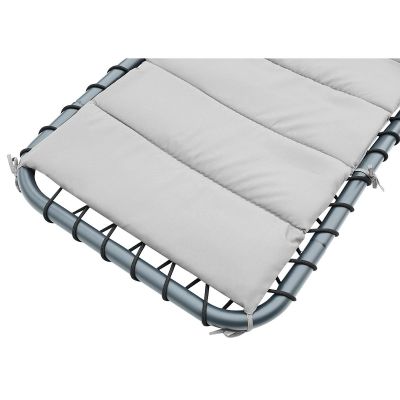 12. HUŚTAWKA FOTEL BUJANY Z PARASOLEM LIZBONA SZARA