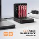 2. Axagon ADSA-M2C44 stacja dokująca do dysków twardych USB 4 Type-C Czarny
