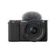 6. Sony ZV-E10 + E PZ 16-50mm F3.5-5.6 OSS II Bezlusterkowiec 24,2 MP CMOS 6000 x 4000 px Czarny