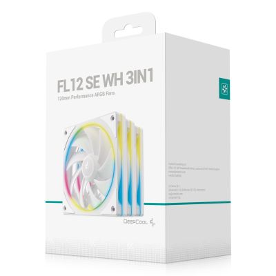 7. DeepCool FL12 SE WH 3IN1 Obudowa komputera Wentylator 12 cm Biały