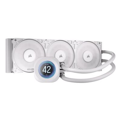Chłodnica CORSAIR WAK NAUTILUS 360 LCD Biały, Chłodnica 360mm