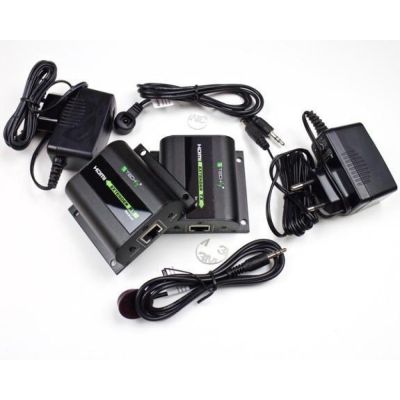 7. TECHLY EXTENDER HDMI HD 3D 60M PO RJ45 PILOT IR IDATA EXT-E70I