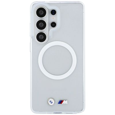 3. Etui BMW IML Shockproof Metal Logo MagSafe na Samsung Galaxy S26 Ultra - przezroczyste