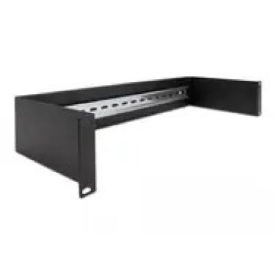 DeLOCK Panel na szynę DIN 19” 2U, czarny