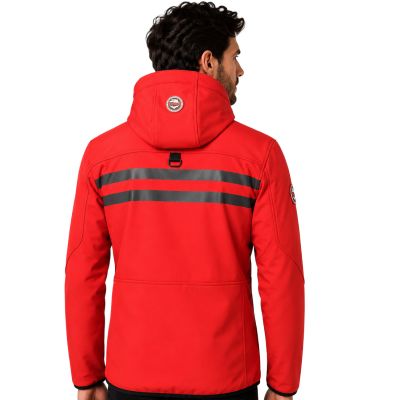 2. Softshell męski Geographical Norway ROYAUTE MEN ASS A BS2 056 (WT1804H/GN-RED / BLACK)