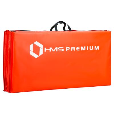 6. Materac gimnastyczny składany czerwony 2400x1200x50mm HMS MGS01