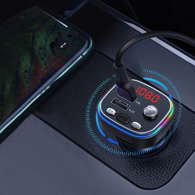 7. VAKOSS TRAMISTER SAMOCHODOWY RGB/ FM/ BLUETOOTH/ USB / 3.1A TC-B439