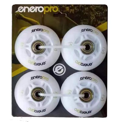 4. KÓŁKA DO ROLEK ENERO PRO PU 64 MM 4 SZT Z ŁOŻYSKAMI ABEC 7 LED