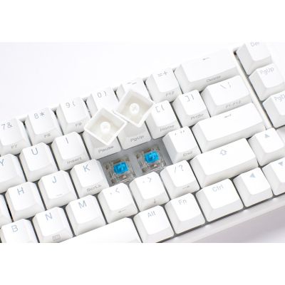 2. Ducky One 3 Classic Pure White SF klawiatura Gaming USB Niemiecki Biały