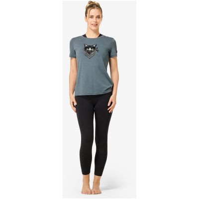 3. Koszulka z krótkim rękawkiem damska SUPER.NATURAL W BANDITO CAT TEE szara