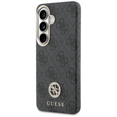 2. Etui Guess 4G Rhinestone Round Logo MagSafe na Samsung Galaxy S26+ - czarne
