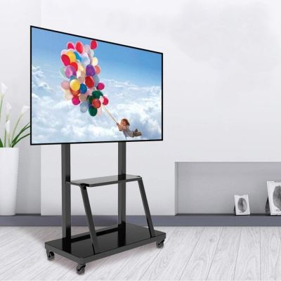 6. TECHLY STOJAK MOBILNY TV LED/LCD/PDP 55-100 CALI 150KG Z PÓŁKĄ ICA-TR30