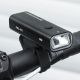 9. Zestaw lampek rowerowych Wozinsky WSBLB2 przednia (400 lm) USB-C i tylna USB micro - czarny