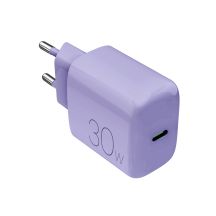 Ładowarka sieciowa Puro Pro Lite 30W USB-C  - fioletowa