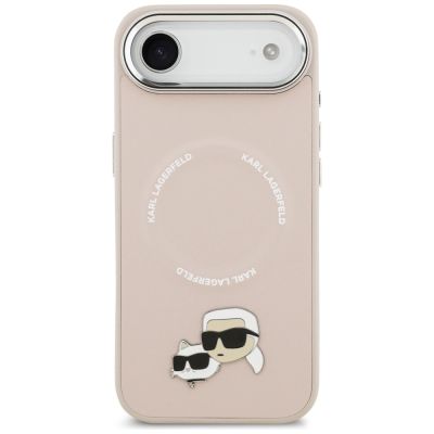 3. Etui Karl Lagerfeld Karl & Choupette Pins MagSafe do iPhone Air różowe