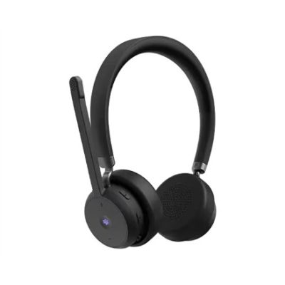6. Lenovo Wireless VoIP Headset Zestaw słuchawkowy Bezprzewodowy Opaska na głowę Biuro/centrum telefoniczne Bluetooth Czarny