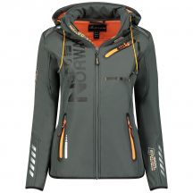Kurtka Softshell Geographical Norway Reine Ass A EO DB 007 W WU8184F/GNO-Dark Grey / Orange
