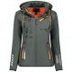 Kurtka Softshell Geographical Norway Reine Ass A EO DB 007 W WU8184F/GNO-Dark Grey / Orange