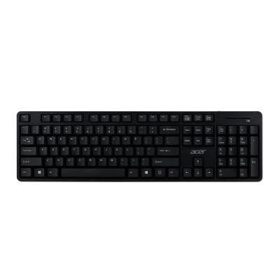 8. Acer GP.ACC11.03M klawiatura Dołączona myszka Dom/Biuro RF Wireless Czarny, Szary