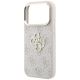6. Etui Guess 4G & Big Strass Logo na iPhone 17 Pro / 18 Pro - różowe