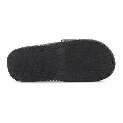 7. RIDER PUMP II SLIDE BLACK/GREEN/GREY 12424-BO154