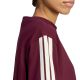 5. Koszulka damska adidas Essentials 3-Stripes Boyfriend bordowa KX0793