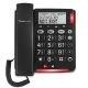 7. amplicomms Bigtel 48 Plus Telefon analogowy Nazwa i identyfikacja dzwoniącego Ciemny Szary