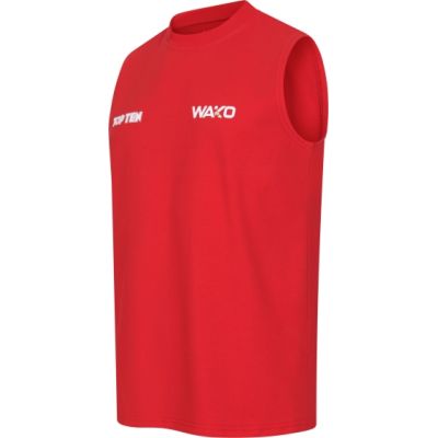19. Koszulka bez rękawów do kick lightu TOP TEN "BASIC" (WAKO APPROVED)