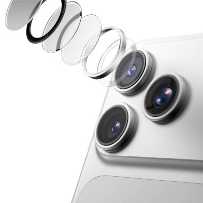 5. Szkło ochronne na obiektyw aparatu AMAZINGTHING Radix Vision Lens na iPhone 18 Pro / 18 Pro Max - srebrne