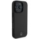 4. Etui Mercedes Textured And Plain Leather MagSafe na iPhone 16 Pro - czarne