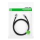 5. Kabel Ugreen US255 50123 USB-C (prosty) / USB-C (kątowy) PD QC 60W 3A 1m - szary