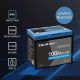 2. Akumulator Qoltec LiFePO4 53714 Litowo-Żelazowo-Fosforanowy | 12.8V | 100Ah | 1280Wh | Bluetooth | BMS