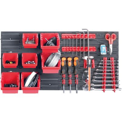 11. ZESTAW TABLIC POJEMNIKÓW WARSZTATOWYCH I UCHWYTÓW ORDERLINE KISTENBERG