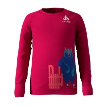 Koszulka tech. dziecięca Odlo SUW TOP crew neck l/s WARM TREND KIDS (small) C/O
