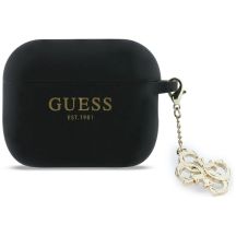 Etui Guess Silicone 4G Charm na AirPods Pro 3 - czarne