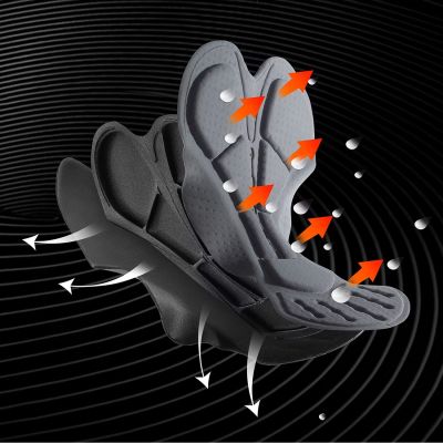 10. Spodenki rowerowe z szelkami Rockbros YDDK009 męskie krótkie z wkładką Rozmiar S - czarne