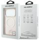 8. Etui Karl Lagerfeld IML KL Script Logo MagSafe na iPhone 17 Pro - różowe