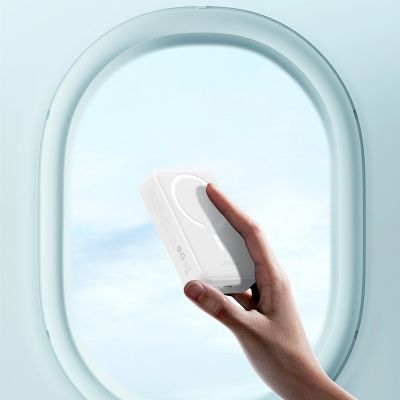 12. Powerbank magnetyczny Baseus EnerFill FM41 20000mAh 20W z kablem USB-C do USB-C 30cm - biały