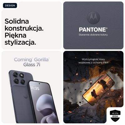 20. Motorola moto g67 17,3 cm (6.8") Hybrid Dual SIM Android 16.0 5G USB Type-C 4 GB 128 GB 5200 mAh Szary