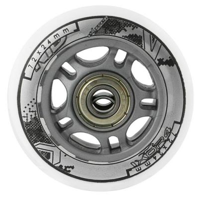3. PU 72x24 82A BIAŁE (4 szt.) + ABEC-7 (8 szt.) ZESTAW NILS EXTREME