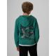 2. Bluza dresowa regular z kapturem chłopięca 4F 4FJKAW26TSWSM3153-46S