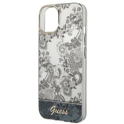 6. Etui Guess Porcelain Collection na iPhone 14 Plus - szare