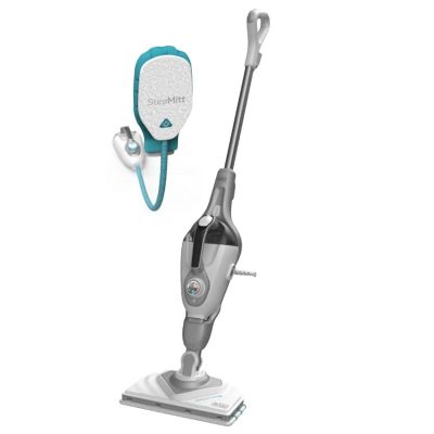 Mop parowy Black & Decker Steam-Mop + SteaMitt, pojemność 0,5 l, moc 1600 W, kolor szary