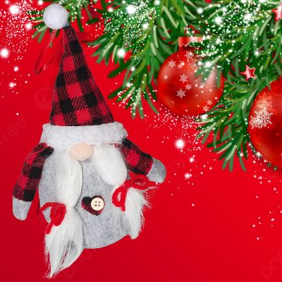 15. MIKOŁAJEK DEKORACYJNY Z WORKIEM NA PREZENT 20CM GIRL