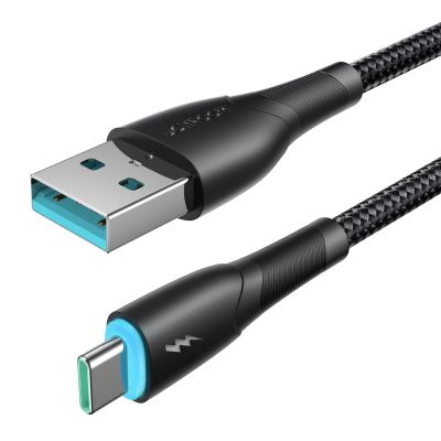 4. Kabel Joyroom Starry Series SA32-AC3 3A USB-A / USB-C 1m - czarny