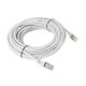 2. Patchcord UTP Lanberg PCU5-10CC-1000-S (RJ45 - RJ45 ; 10m; UTP; kat. 5e; kolor szary)