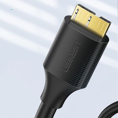 8. Kabel Ugreen US130 10843 USB-A 3.0 - micro USB-B 2m - czarny